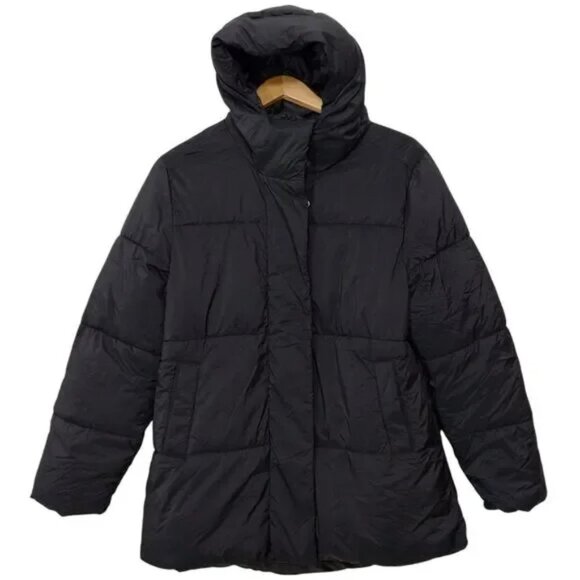 Water-Resistant Hooded Puffer Jacket for Women - Picture 3 of 8